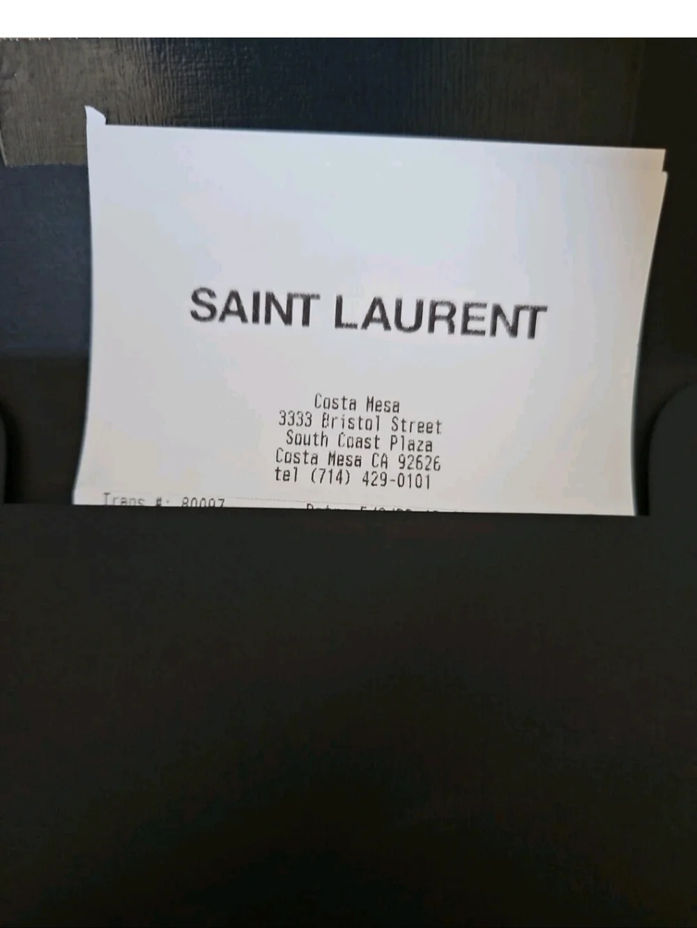 Saint Laurent Rive Gauche Raffia Pouch - Picture 11 of 11